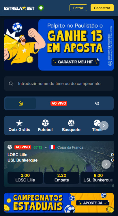 EstrelaBet Casino Mobile