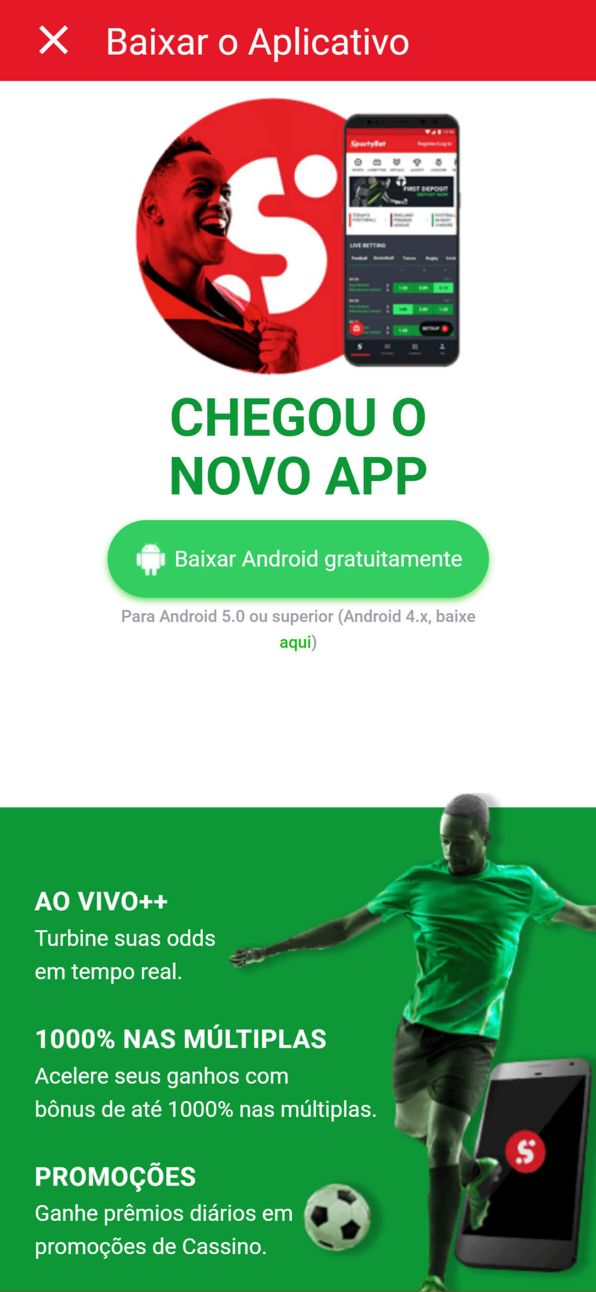 Sportybet app