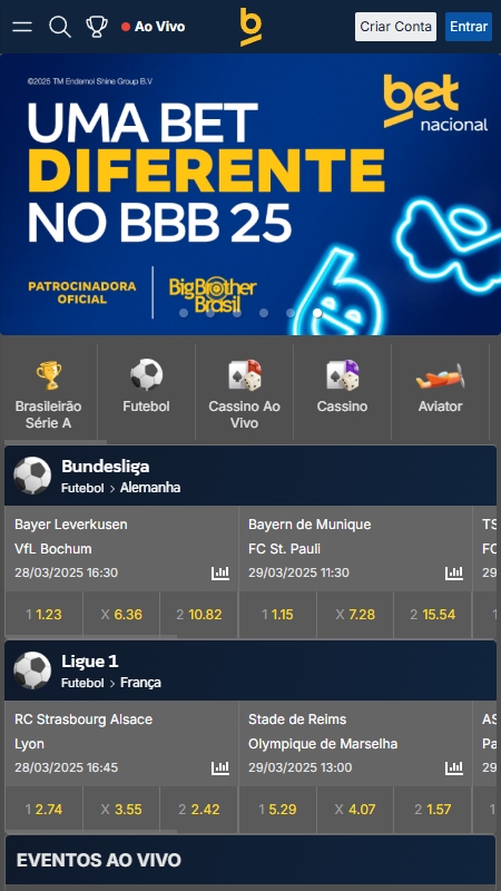 BetNacional Homepage