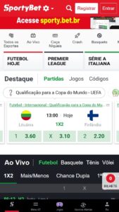 Apostas na Premier League na Sportybet