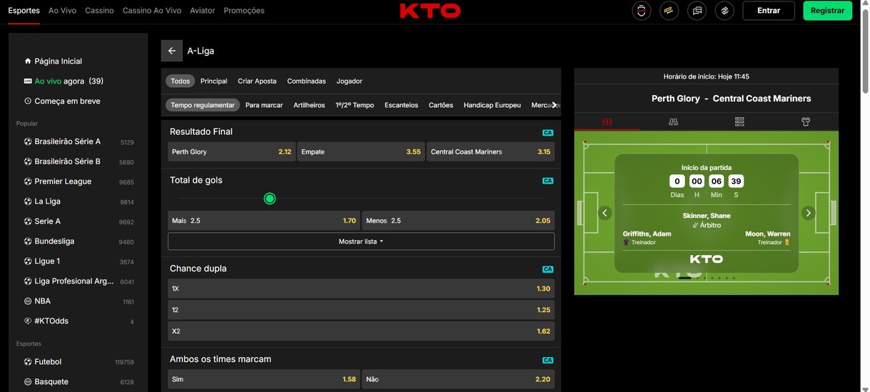 KTO Ao vivo Apostas Esportivas Brazil
