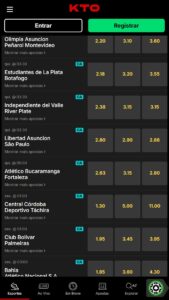 kto betting page
