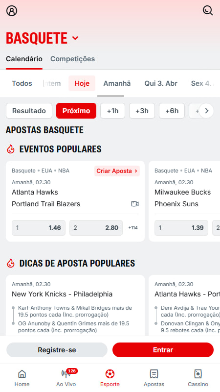 Superbet casa de apostas de Basquete no Brasil