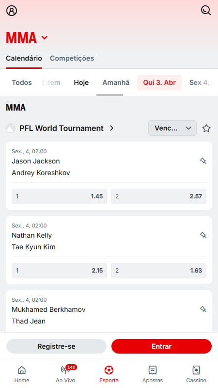 Superbet Casas de Apostas de MMA no Brasil