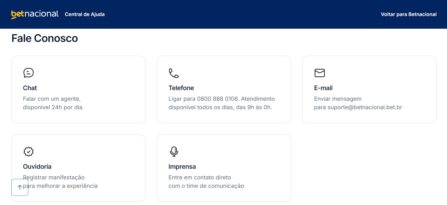 Betnacional Brazil Apostas Esportivas Central de Ajuda