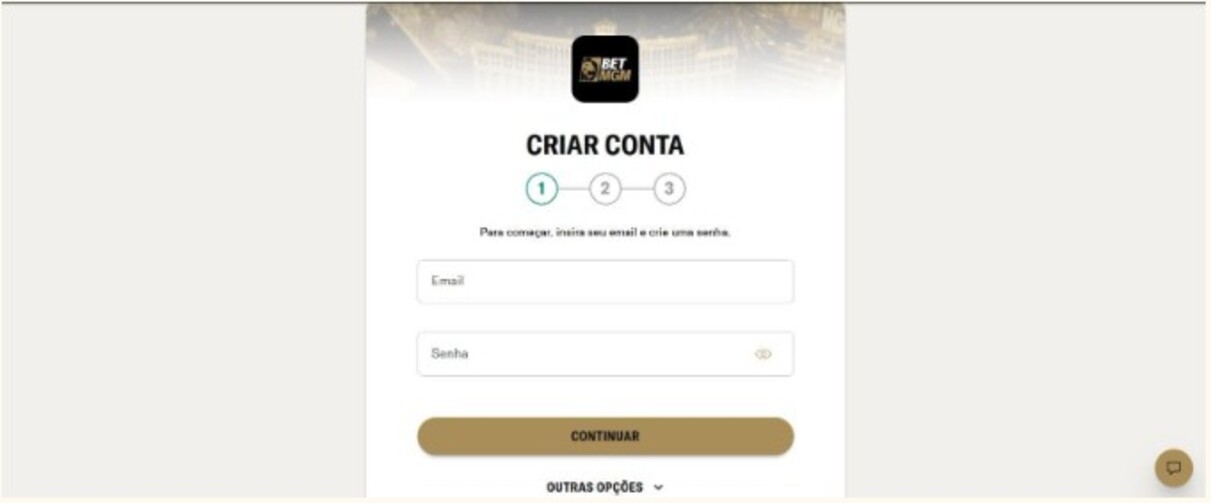 Registro Brazil BetMGM Apostas Esportivas