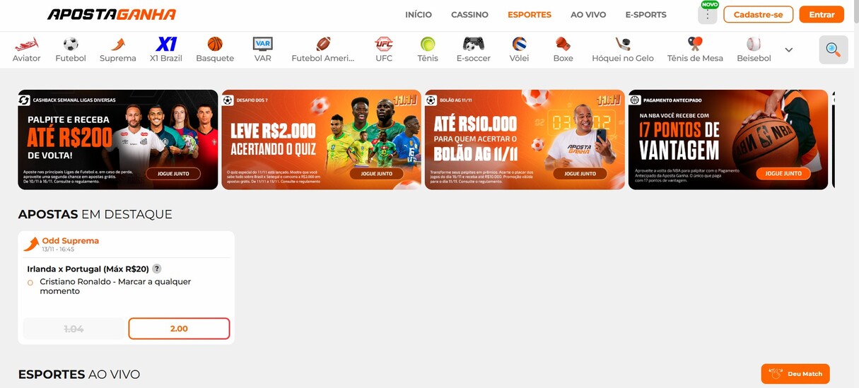 Aposta Ganha Brazil Pagina inicial Apostas Esportivas pc