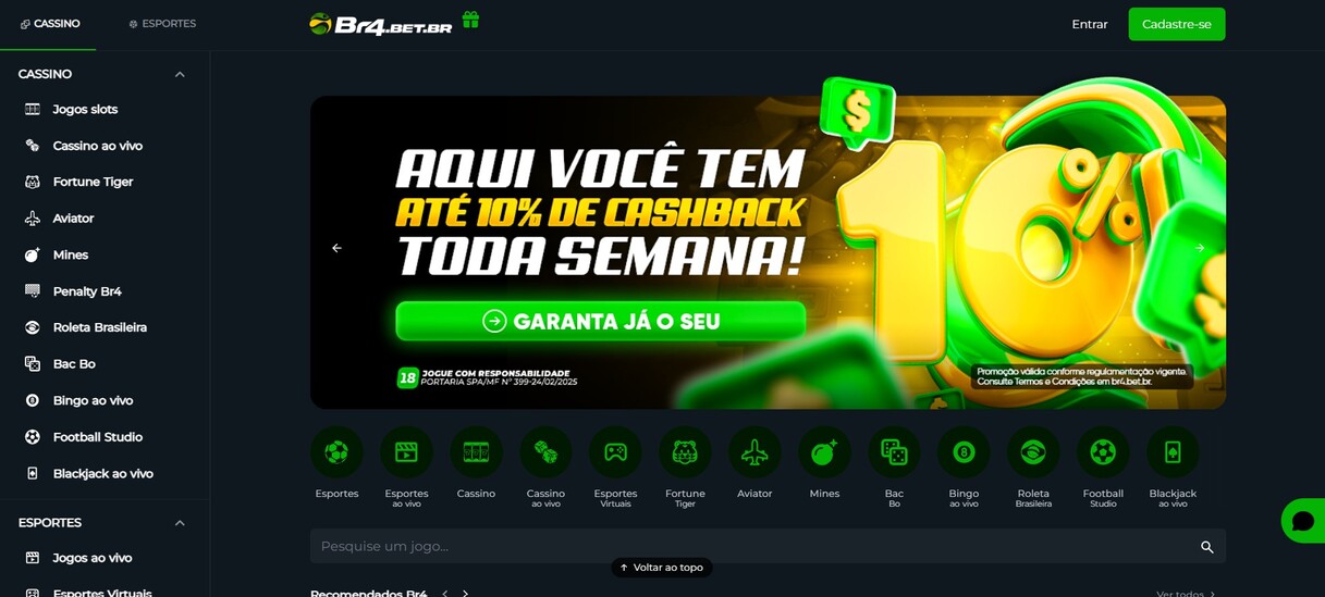 BR4BET Brazil Apostas Esportivas Pagina Inicial pc