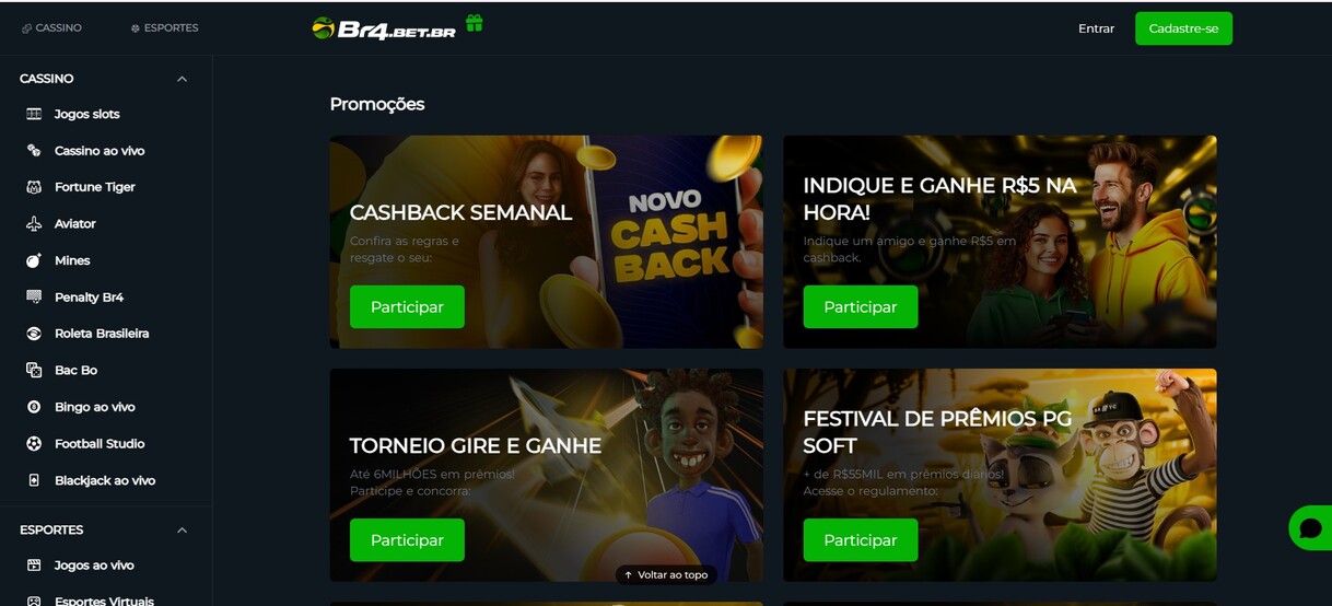 BR4BET Brazil Promoçoes pc