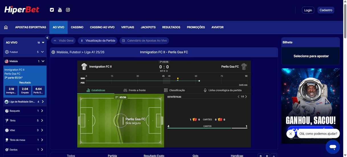 Hiperbet Brazil Apostas Esportivas Ao Vivo