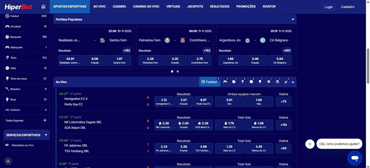 Hiperbet Brazil Pagina Inicial Apostas Esportivas