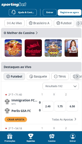 Sportingbet Brazil Apostas Esportivas Pagina inicial