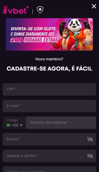 VBet Brazil Apostas Esportivas Registro