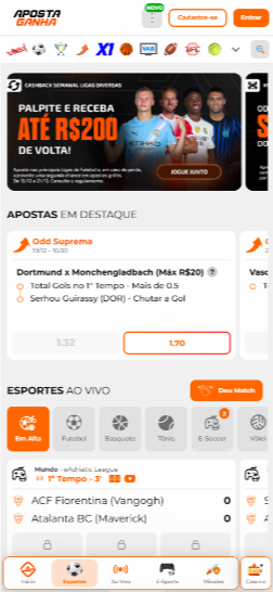 Aposta Ganha Brasil móvel