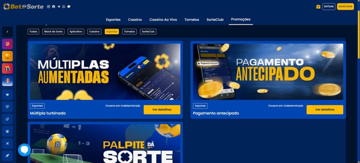 Bet da sorte Promoçoes Brazil Apostas Esportivas pc