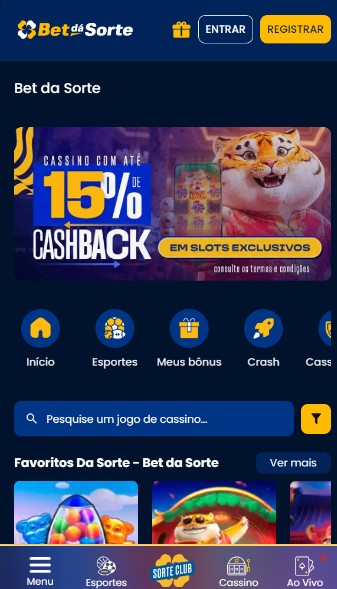 Bet da sorte seção cassino Brazil Apostas Esportivas