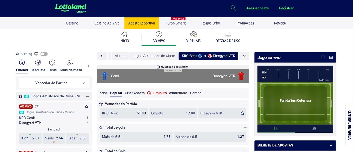 Lottoland Apostas ao vivo Brazil pc
