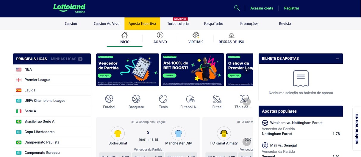 Lottoland Brazil Apostas Esportivas Pagina inicial pc