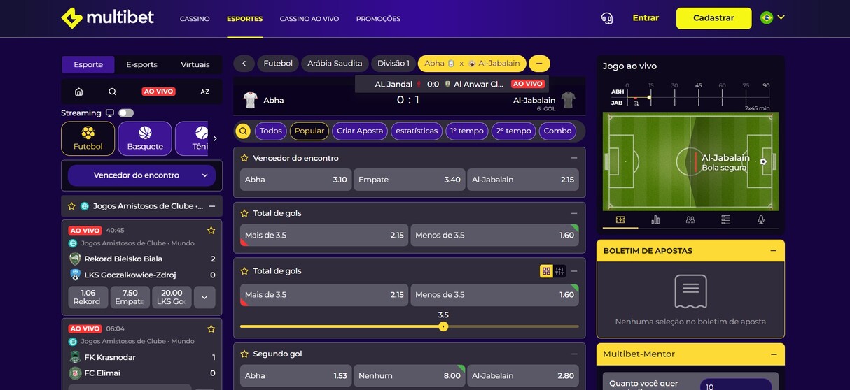 Multibet Esportes Apostas ao Vivo Brazil pc