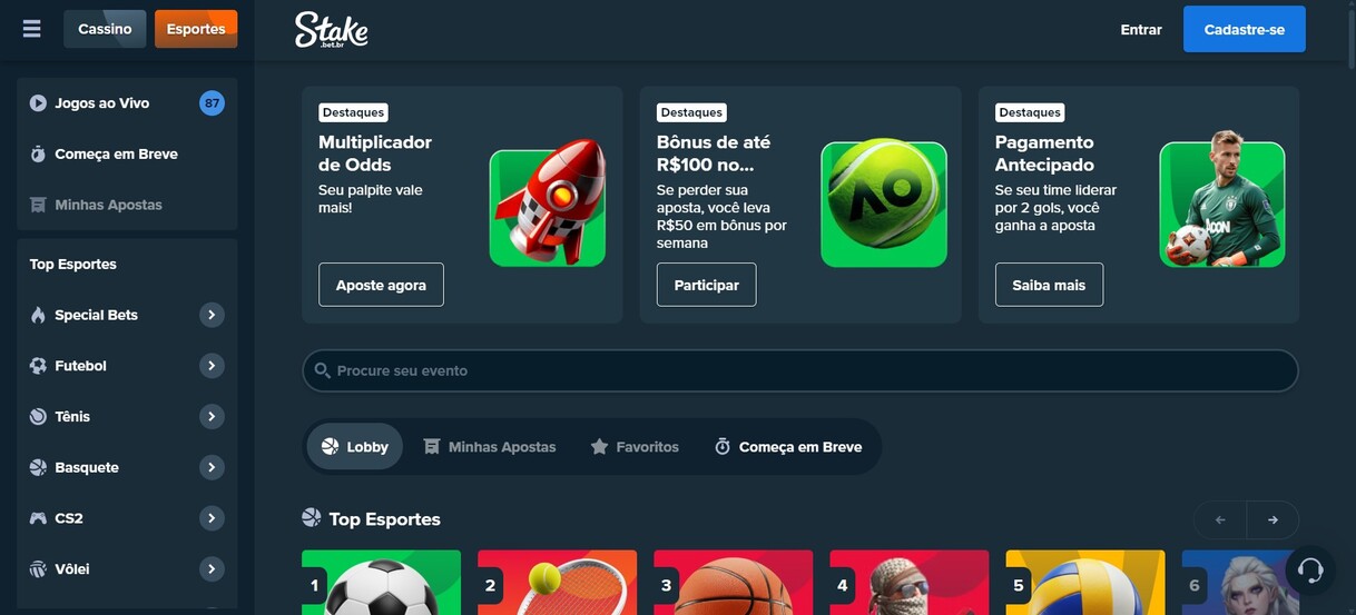 Stake Esportes Pagina Inicial Brazil pc